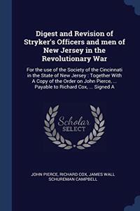 DIGEST AND REVISION OF STRYKER'S OFFICER