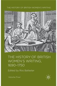 History of British Women's Writing, 1690 - 1750