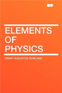 Elements of Physics