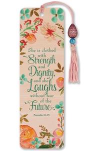 Beaded Bkmk Strength and Dignity