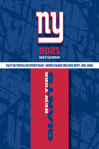 New York Giants 2021 Box Calendar