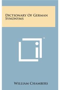 Dictionary of German Synonyms