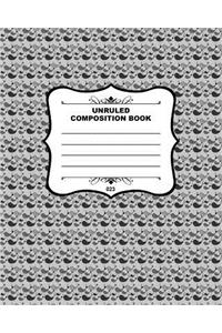 Unruled Composition Book 023
