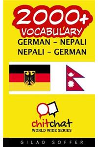 2000+ German - Nepali Nepali - German Vocabulary