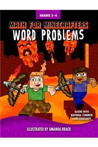 Math for Minecrafters Word Problems: Grades 3-4