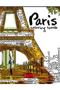 Paris coloring book