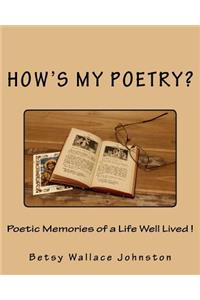 How's My Poetry?