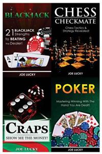 Blackjack & Chess Checkmate & Craps & Poker