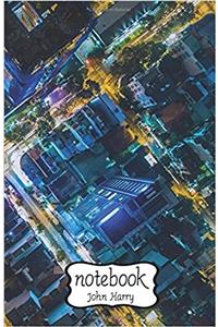 Notebook Journal Dot-grid, Graph, Lined, Blank, No Lined - Night City: Small Pocket Notebook / Journal / Diary