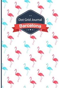 Cuaderno de malla de puntos - Flamencos