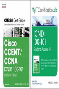 Cisco CCENT/CCNA ICND1 100-101 Official Cert Guide Academic Edition with MyITCertificationlab Bundle