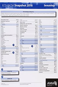 ICD-10 Snapshot 2016 Coding Cards Dermatology