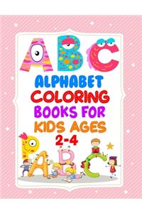Alphabet Coloring Books For Kids Ages 2-4