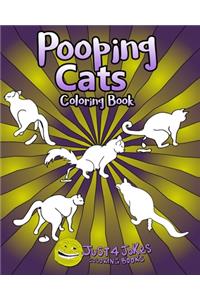Pooping Cats Coloring Book