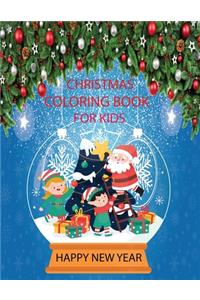 Christmas coloring book for kids