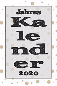 Jahres Kalender 2020