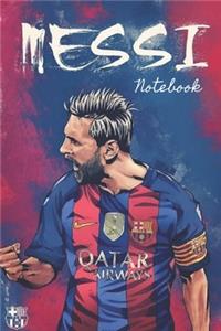 MESSI NOTEBOOK COLOURS Notebook For Fc Barcelona Fans