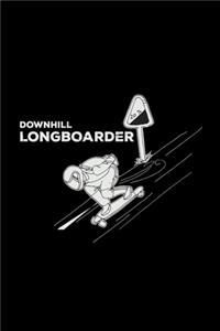 Downhill longboarder