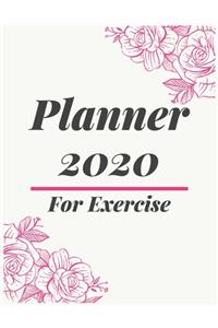 Planner 2020 for Exercise