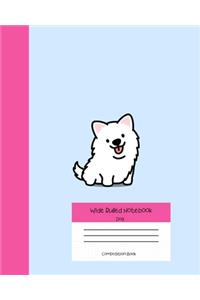 Wide Ruled Notebook Dog Composition Book