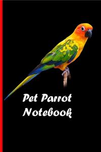 Pet Parrot Notebook