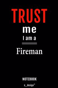 Notebook for Firemen / Fireman