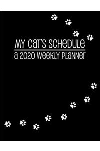 My Cat's Schedule A 2020 Weekly Planner