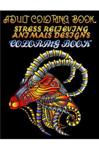 Adult Coloring Book Stress Relieving Animals Designs Coloring book