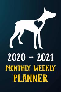 2020 2021 Monthly Weekly Planner