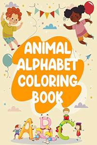 Animal Alphabet Coloring Book