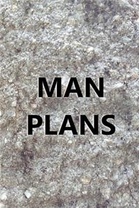2020 Daily Planner For Men Man Plans Engraved Carved Stone Style Image 388 Pages