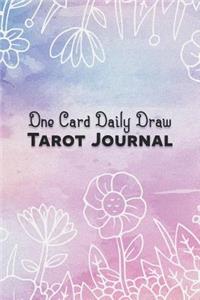One Card Daily Draw Tarot Journal