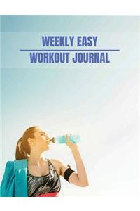 Weekly Easy Workout Journal