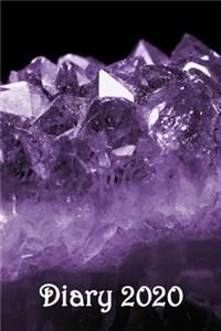 Diary: Amethyst - Bespoke, Personalised Desk Diary. Contact Us If You Would Like Your Own Image, Name or Other Text on a Book.