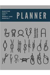 Maritime Knots 2019 Weekly and Monthly Planner