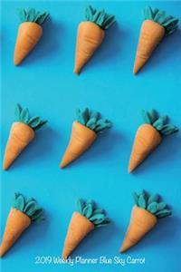 2019 Weekly Planner Blue Sky Carrot