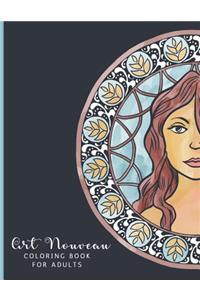 Art Nouveau Coloring Book For Adults