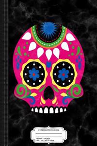 Pink Sugar Skull Composition Notebook