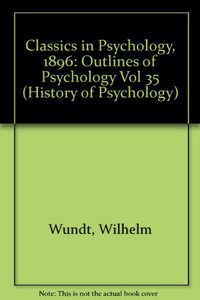 Classics in Psychology, 1896