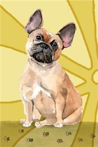 Journal Notebook For Dog Lovers, French Bulldog Sitting Pretty 8