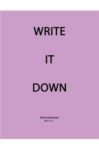 Blank Notebook