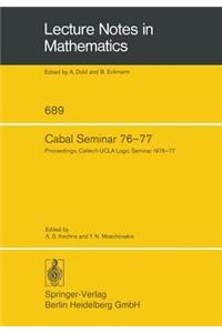 Cabal Seminar 76-77