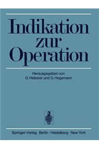 Indikation Zur Operation