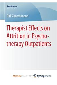 Therapist Effects on Attrition in Psychotherapy Outpatients