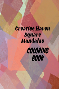 Creative Haven Square Mandalas Coloring Book