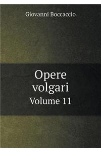 Opere volgari Volume 11