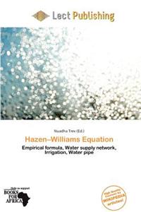 Hazen-Williams Equation