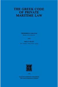 Greek Code Of Private Maritime Law