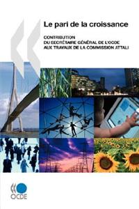 Le pari de la croissance