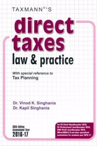 Direct Taxes Law And Practice